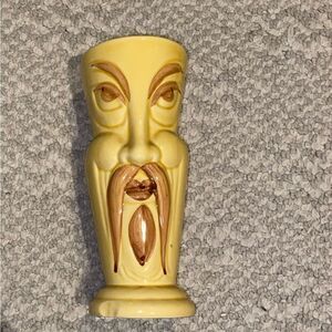 Ceramic Face Vase Mug Made in Taiwan Vintage Handmade